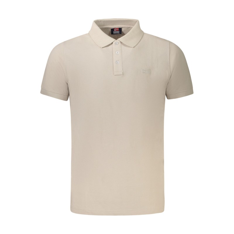 NORWAY 1963 POLO MANICHE CORTE UOMO BEIGE NORWAY 1963 POLO MANICHE CORTE UOMO BEIGE