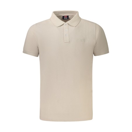 NORWAY 1963 POLO MANICHE CORTE UOMO BEIGE