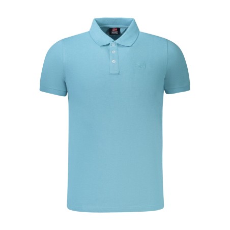 NORWAY 1963 POLO MANICHE CORTE UOMO AZZURRO