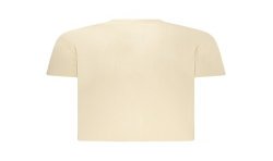 CALVIN KLEIN T-SHIRT MANICHE CORTE DONNA BEIGE