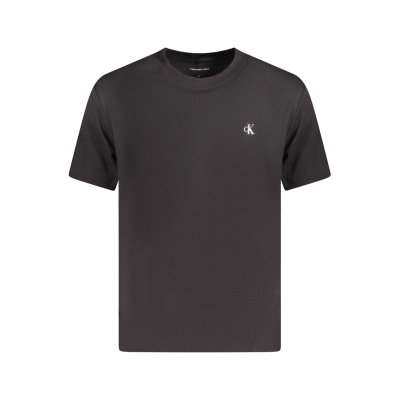CALVIN KLEIN T-SHIRT MANICHE CORTE UOMO NERO