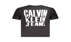 CALVIN KLEIN T-SHIRT MANICHE CORTE UOMO NERO