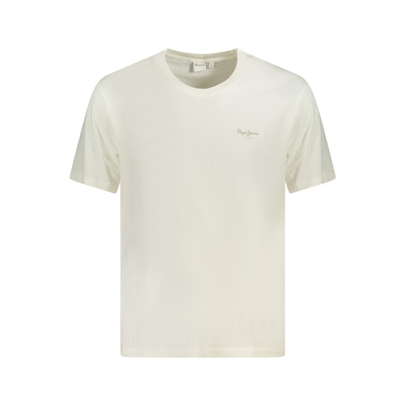 PEPE JEANS T-SHIRT MANICHE CORTE UOMO BIANCO PEPE JEANS T-SHIRT MANICHE CORTE UOMO BIANCO