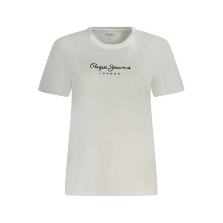 PEPE JEANS T-SHIRT MANICHE CORTE DONNA BIANCO