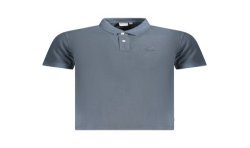 PEPE JEANS POLO MANICHE CORTE UOMO BLU