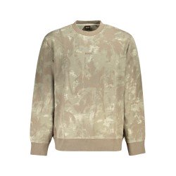 BOSS FELPA SENZA ZIP UOMO MARRONE