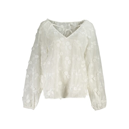 GUESS JEANS CAMICIA MANICHE LUNGHE DONNA BIANCO