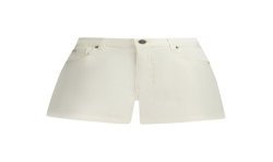 GUESS JEANS JEANS SHORT DONNA BIANCO