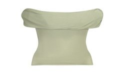 GUESS JEANS T-SHIRT MANICHE CORTE DONNA VERDE
