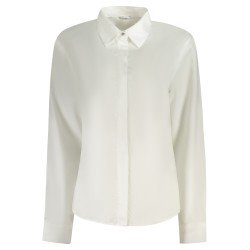 GUESS JEANS CAMICIA MANICHE LUNGHE DONNA BIANCO