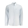 GUESS JEANS CAMICIA MANICHE LUNGHE UOMO AZZURRO