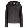 GUESS JEANS FELPA CON ZIP DONNA NERO