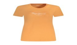 PEPE JEANS T-SHIRT MANICHE CORTE DONNA ARANCIO