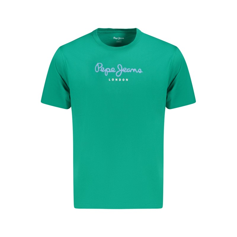 PEPE JEANS T-SHIRT MANICHE CORTE UOMO VERDE PEPE JEANS T-SHIRT MANICHE CORTE UOMO VERDE
