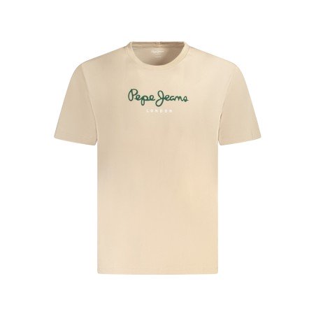 PEPE JEANS T-SHIRT MANICHE CORTE UOMO BEIGE