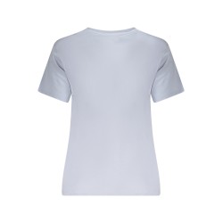 PEPE JEANS T-SHIRT MANICHE CORTE DONNA AZZURRO