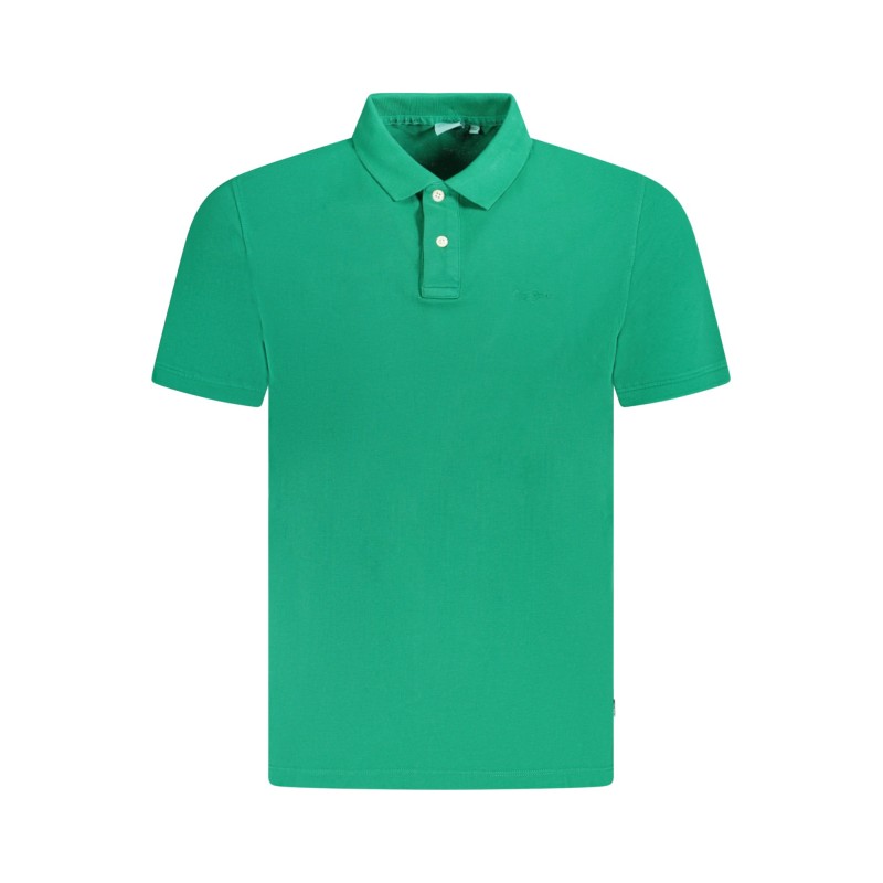 PEPE JEANS POLO MANICHE CORTE UOMO VERDE PEPE JEANS POLO MANICHE CORTE UOMO VERDE