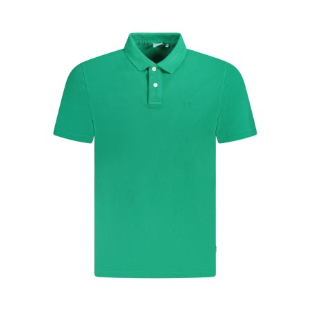 PEPE JEANS POLO MANICHE CORTE UOMO VERDE