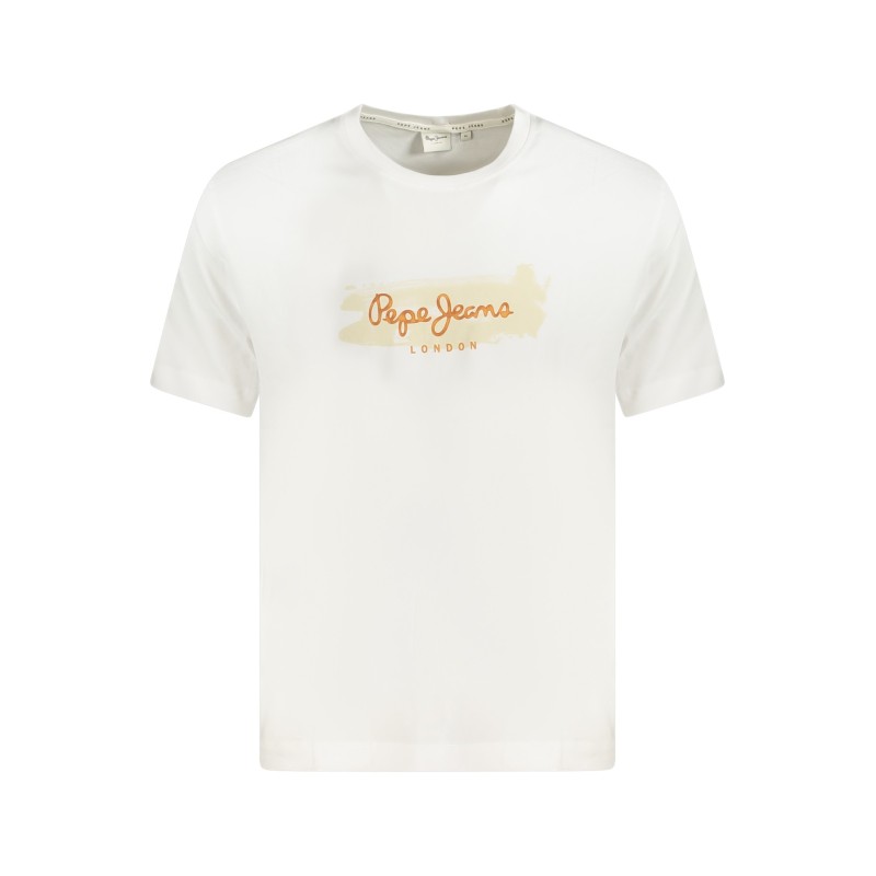 PEPE JEANS T-SHIRT MANICHE CORTE UOMO BIANCO PEPE JEANS T-SHIRT MANICHE CORTE UOMO BIANCO