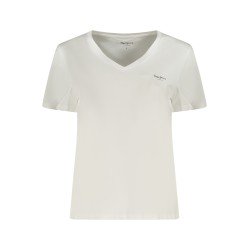 PEPE JEANS T-SHIRT MANICHE CORTE DONNA BIANCO
