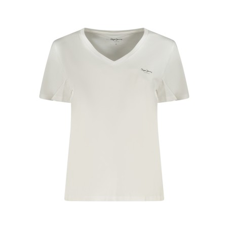 PEPE JEANS T-SHIRT MANICHE CORTE DONNA BIANCO