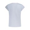 PEPE JEANS T-SHIRT MANICHE CORTE DONNA AZZURRO