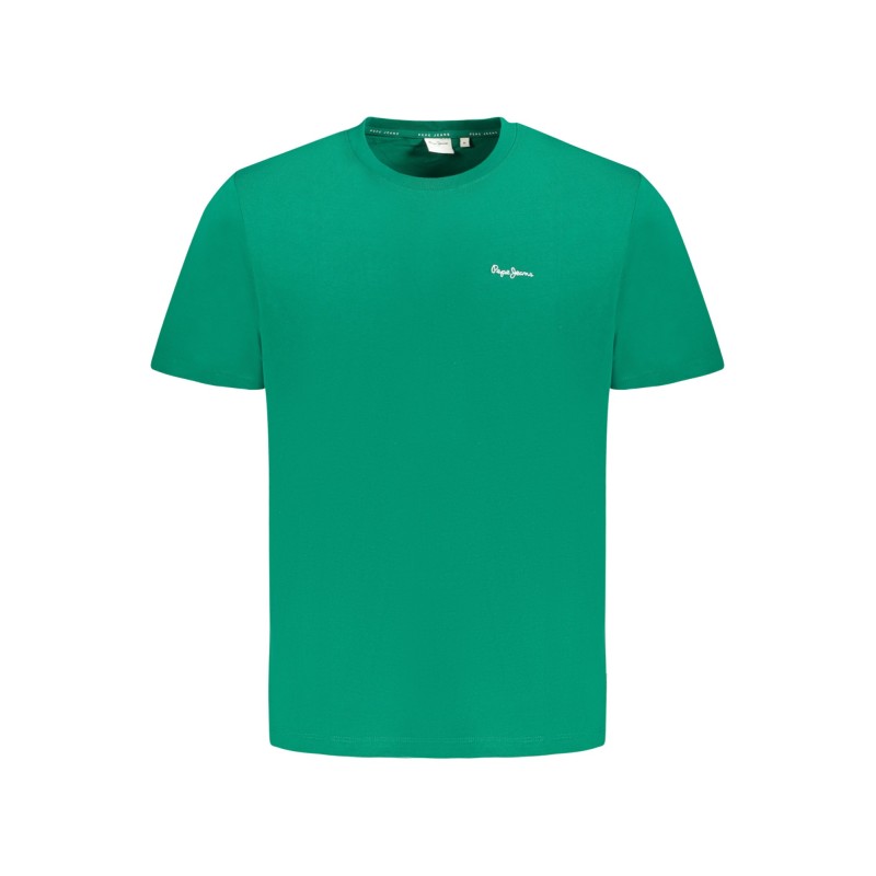 PEPE JEANS T-SHIRT MANICHE CORTE UOMO VERDE PEPE JEANS T-SHIRT MANICHE CORTE UOMO VERDE