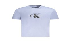 CALVIN KLEIN T-SHIRT MANICHE CORTE UOMO BLU