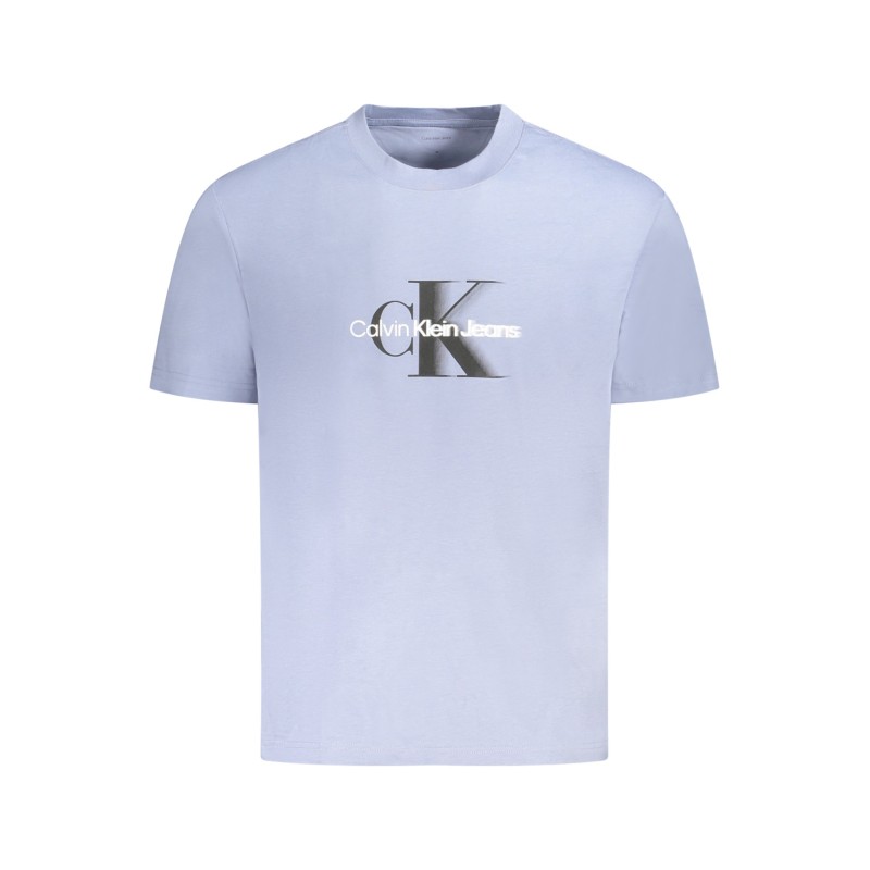 CALVIN KLEIN T-SHIRT MANICHE CORTE UOMO BLU