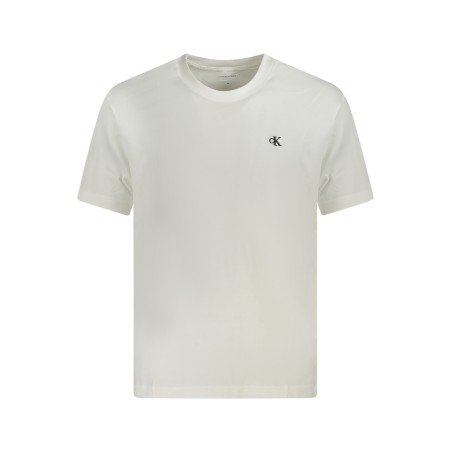 CALVIN KLEIN T-SHIRT MANICHE CORTE UOMO BIANCO