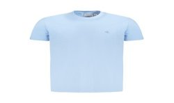 CALVIN KLEIN T-SHIRT MANICHE CORTE UOMO AZZURRO