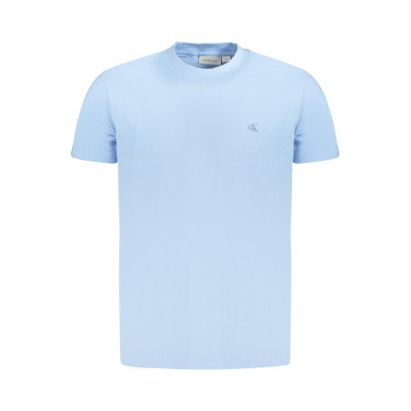 CALVIN KLEIN T-SHIRT MANICHE CORTE UOMO AZZURRO