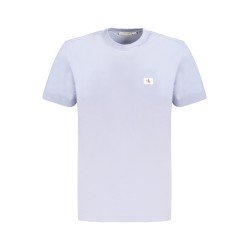 CALVIN KLEIN T-SHIRT MANICHE CORTE UOMO AZZURRO