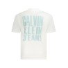 CALVIN KLEIN T-SHIRT MANICHE CORTE UOMO BIANCO