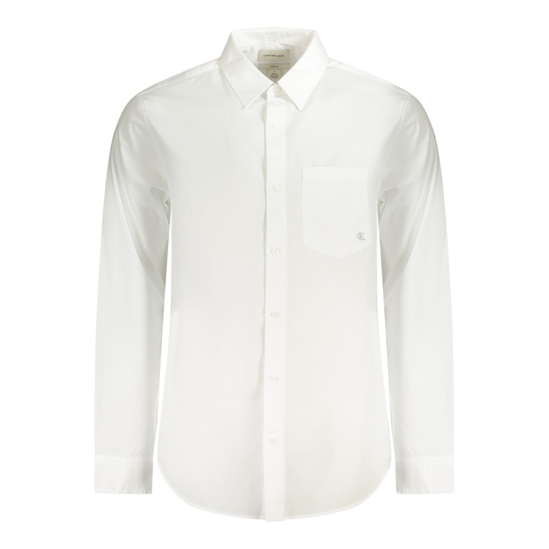 CALVIN KLEIN CAMICIA MANICHE LUNGHE UOMO BIANCO CALVIN KLEIN CAMICIA MANICHE LUNGHE UOMO BIANCO