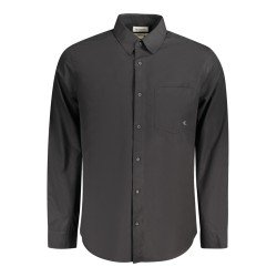 CALVIN KLEIN CAMICIA MANICHE LUNGHE UOMO NERO