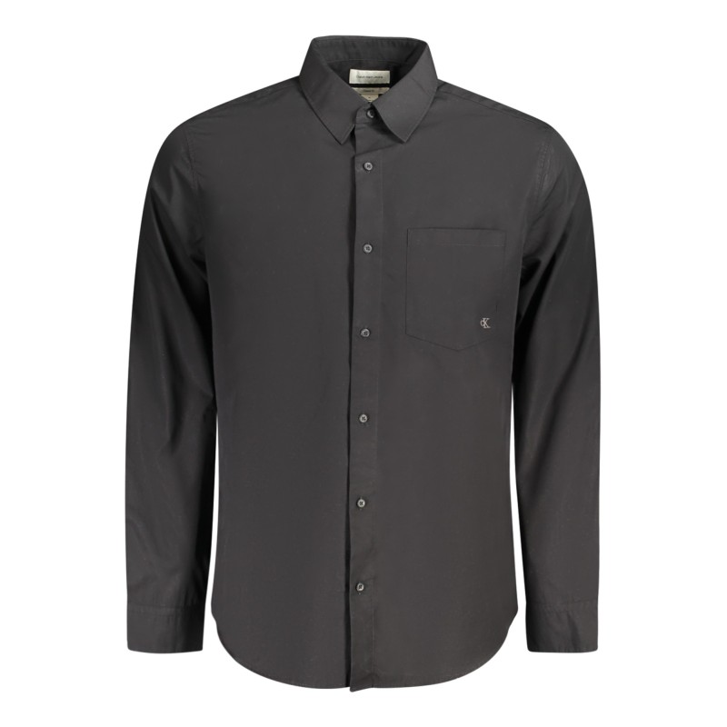CALVIN KLEIN CAMICIA MANICHE LUNGHE UOMO NERO CALVIN KLEIN CAMICIA MANICHE LUNGHE UOMO NERO