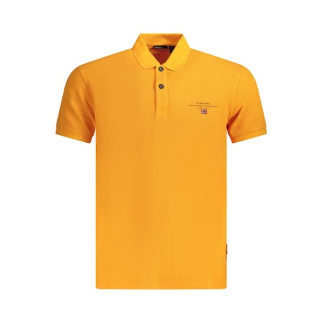 NAPAPIJRI POLO MANICHE CORTE UOMO ARANCIO