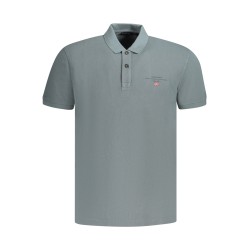 NAPAPIJRI POLO MANICHE CORTE UOMO GRIGIO