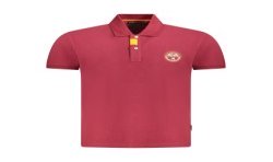 NAPAPIJRI POLO MANICHE CORTE UOMO ROSSO