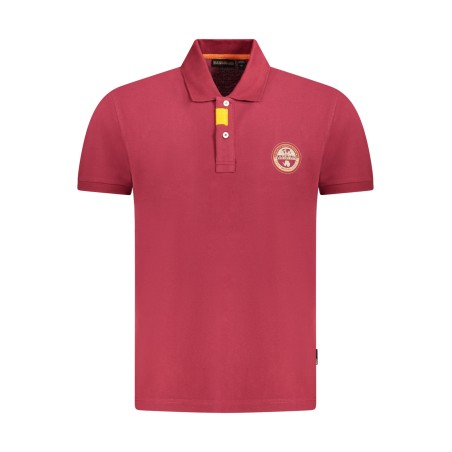 NAPAPIJRI POLO MANICHE CORTE UOMO ROSSO