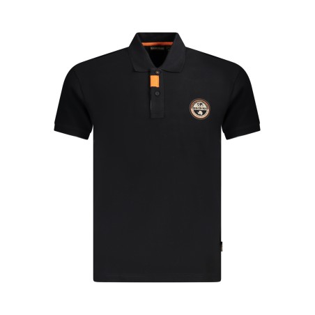 NAPAPIJRI POLO MANICHE CORTE UOMO NERO