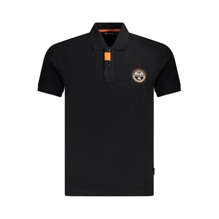 NAPAPIJRI POLO MANICHE CORTE UOMO NERO