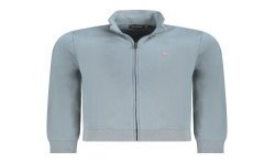 NAPAPIJRI FELPA CON ZIP UOMO GRIGIO