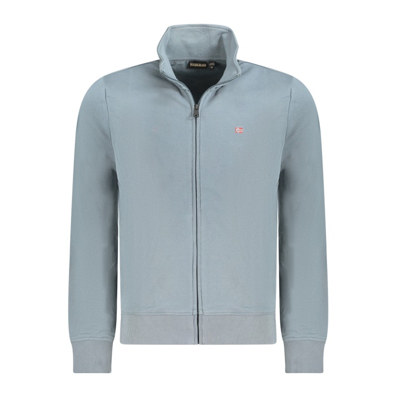 NAPAPIJRI FELPA CON ZIP UOMO GRIGIO NAPAPIJRI FELPA CON ZIP UOMO GRIGIO