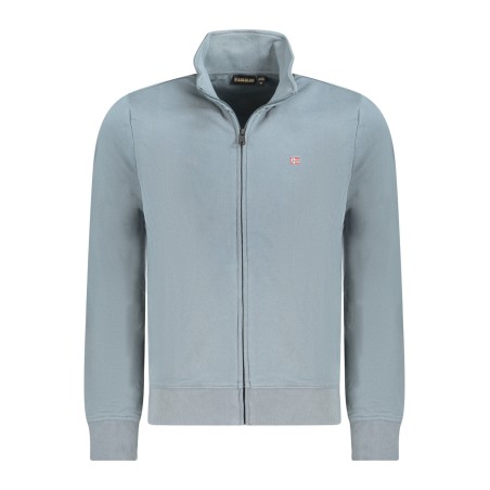 NAPAPIJRI FELPA CON ZIP UOMO GRIGIO