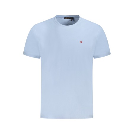 NAPAPIJRI T-SHIRT MANICHE CORTE UOMO AZZURRO