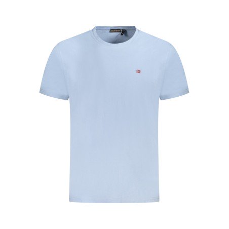 NAPAPIJRI T-SHIRT MANICHE CORTE UOMO AZZURRO
