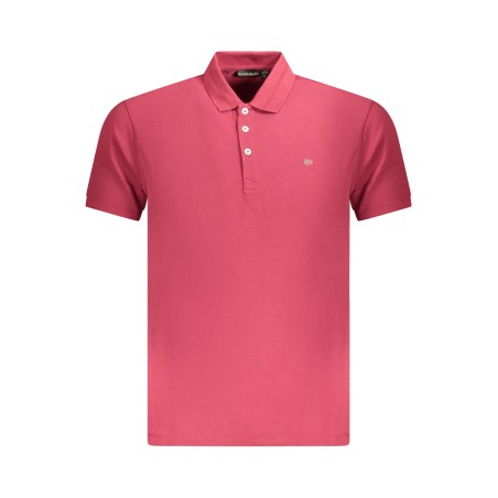 NAPAPIJRI POLO MANICHE CORTE UOMO ROSSO
