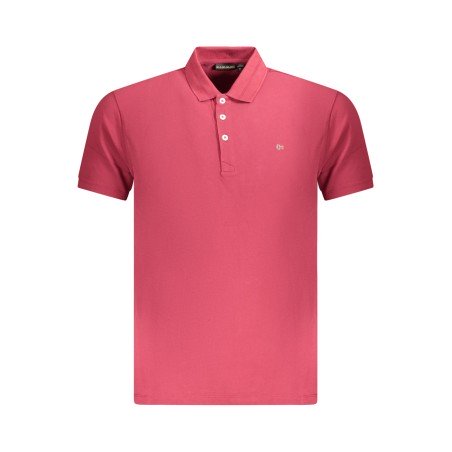 NAPAPIJRI POLO MANICHE CORTE UOMO ROSSO